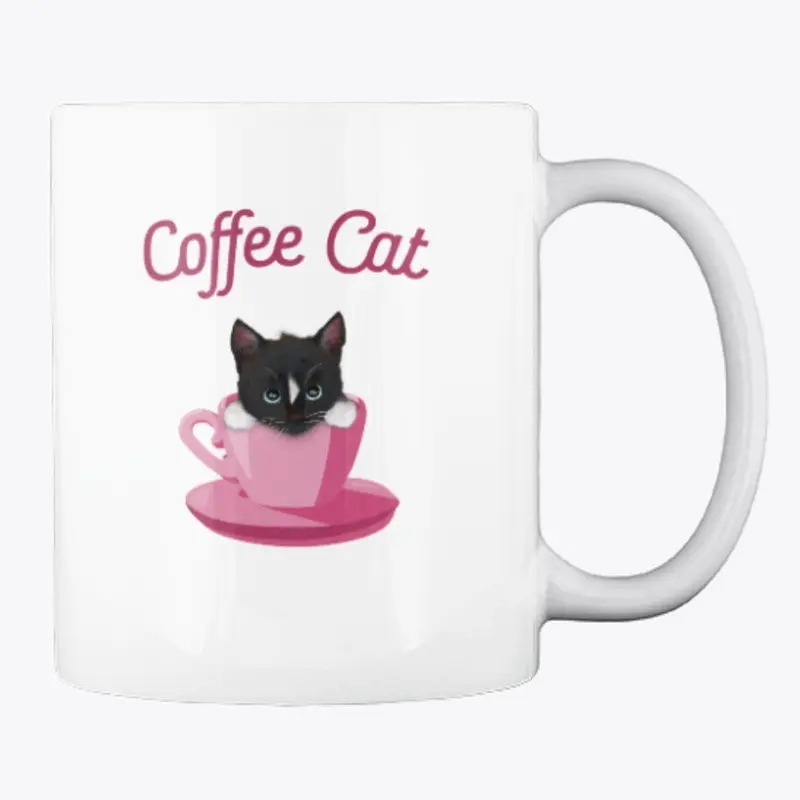 Coffee Cat - Cute Cup Kitten