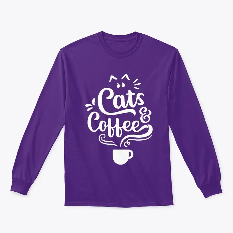 Cats + Coffee, Beautiful Word Art