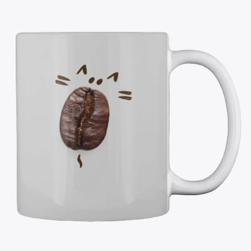 Cute Cat Coffee Bean