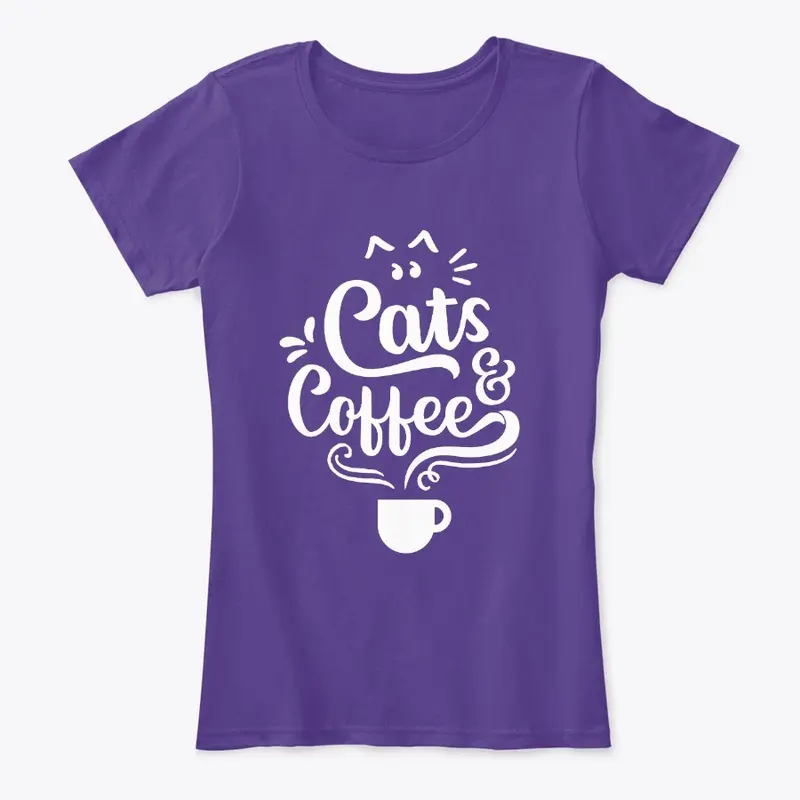 Cats + Coffee, Beautiful Word Art